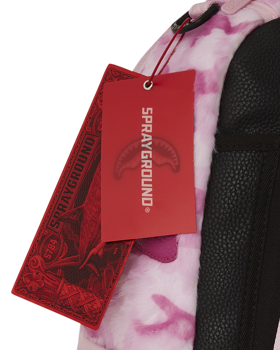 SPRAYGROUND® BACKPACK PINK CAMO FAUX FUR DLXSF BACKPACK