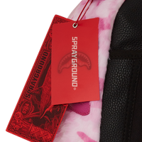 SPRAYGROUND® BACKPACK PINK CAMO FAUX FUR DLXSF BACKPACK