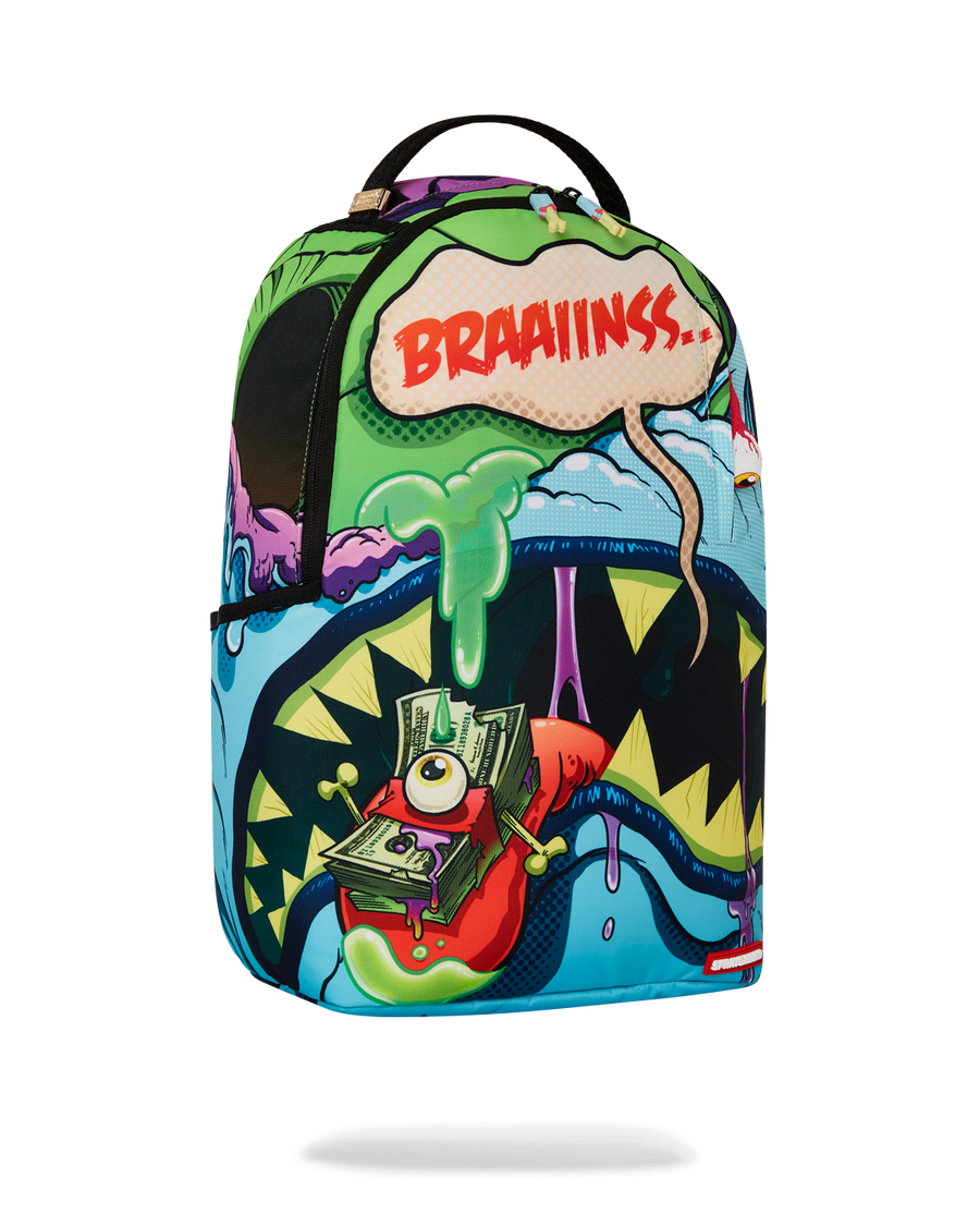 SPRAYGROUND® BACKPACK BLUE ZOMBIE SHARK DLXSR BACKPACK