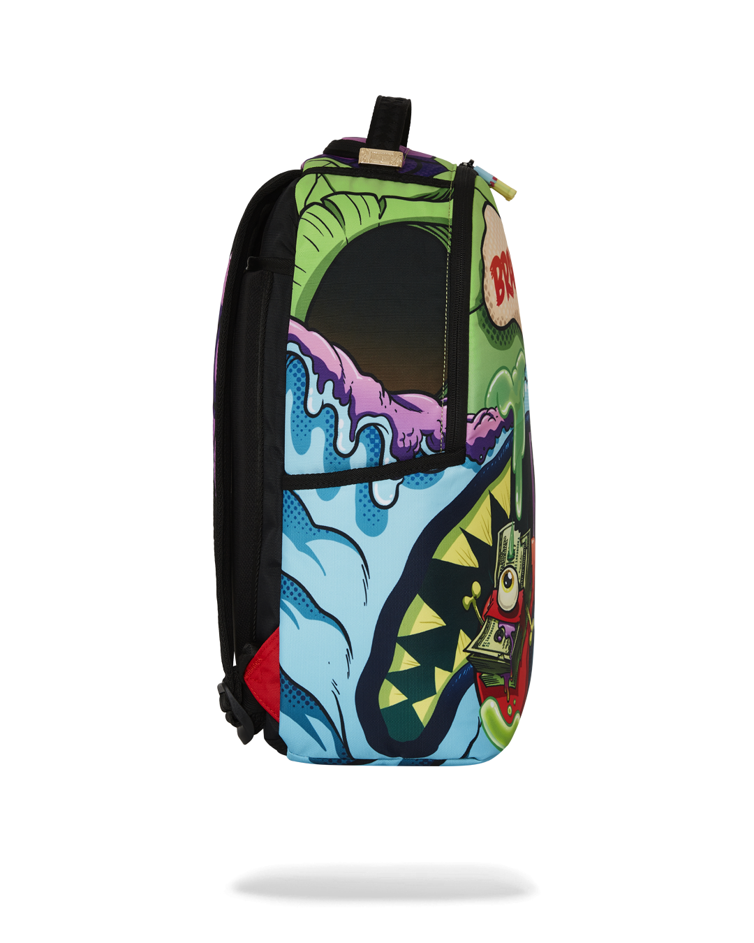 SPRAYGROUND® BACKPACK BLUE ZOMBIE SHARK DLXSR BACKPACK