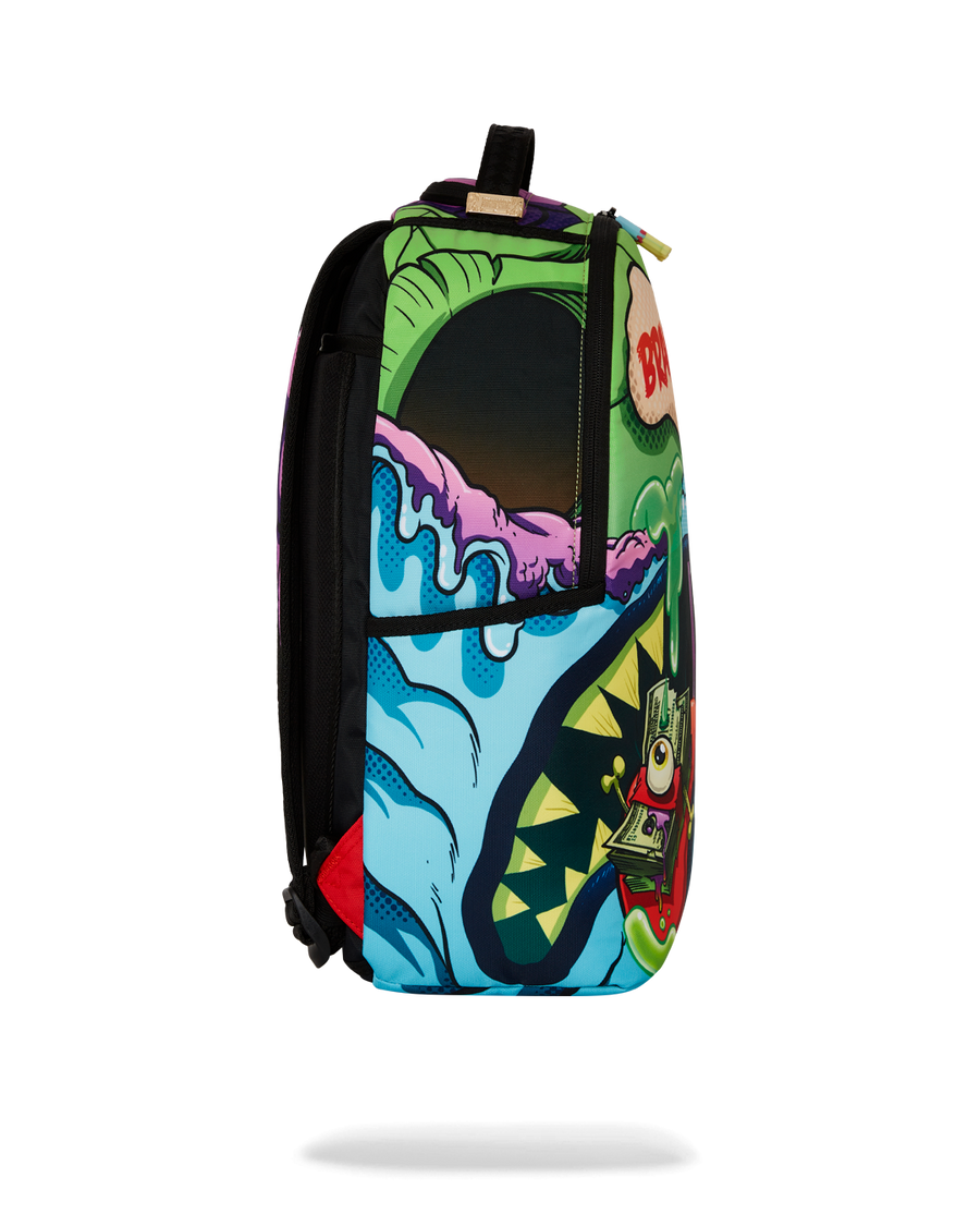 SPRAYGROUND® BACKPACK BLUE ZOMBIE SHARK DLXSR BACKPACK