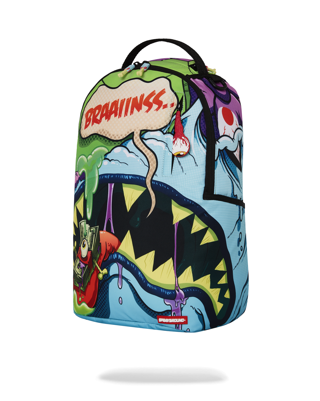 SPRAYGROUND® BACKPACK BLUE ZOMBIE SHARK DLXSR BACKPACK