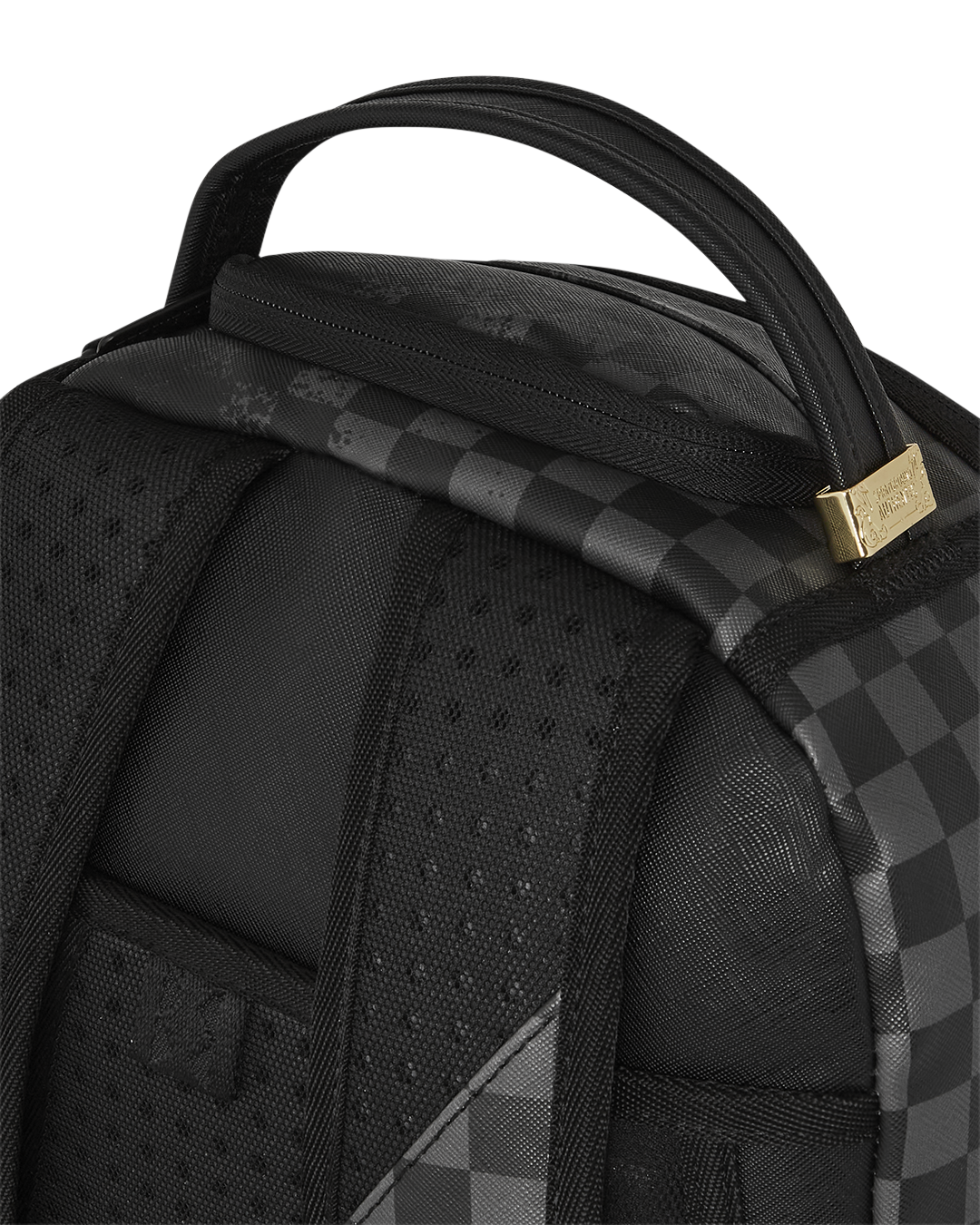 SPRAYGROUND® BACKPACK SPRITZ GREY CHECK DLXSV BACKPACK