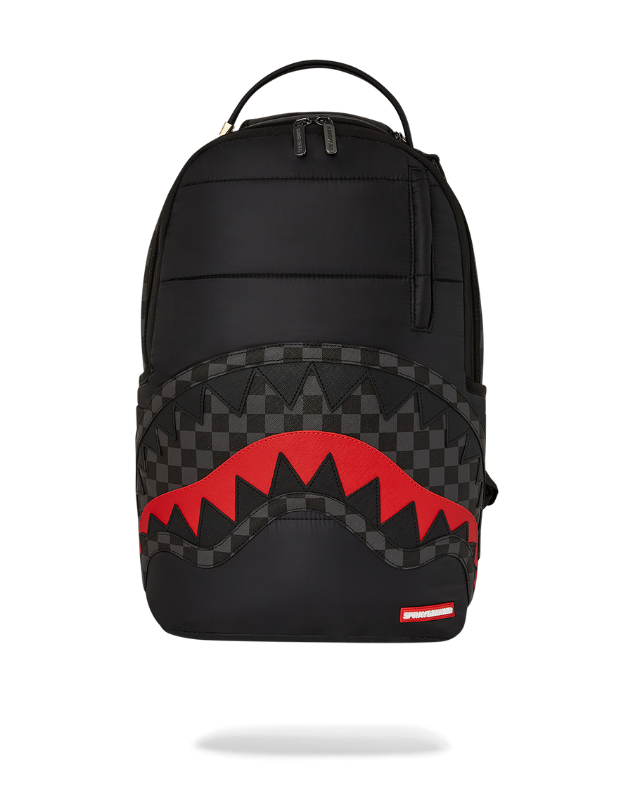 SPRAYGROUND® BACKPACK BLACK PUFFER CHECK DLX BACKPACK