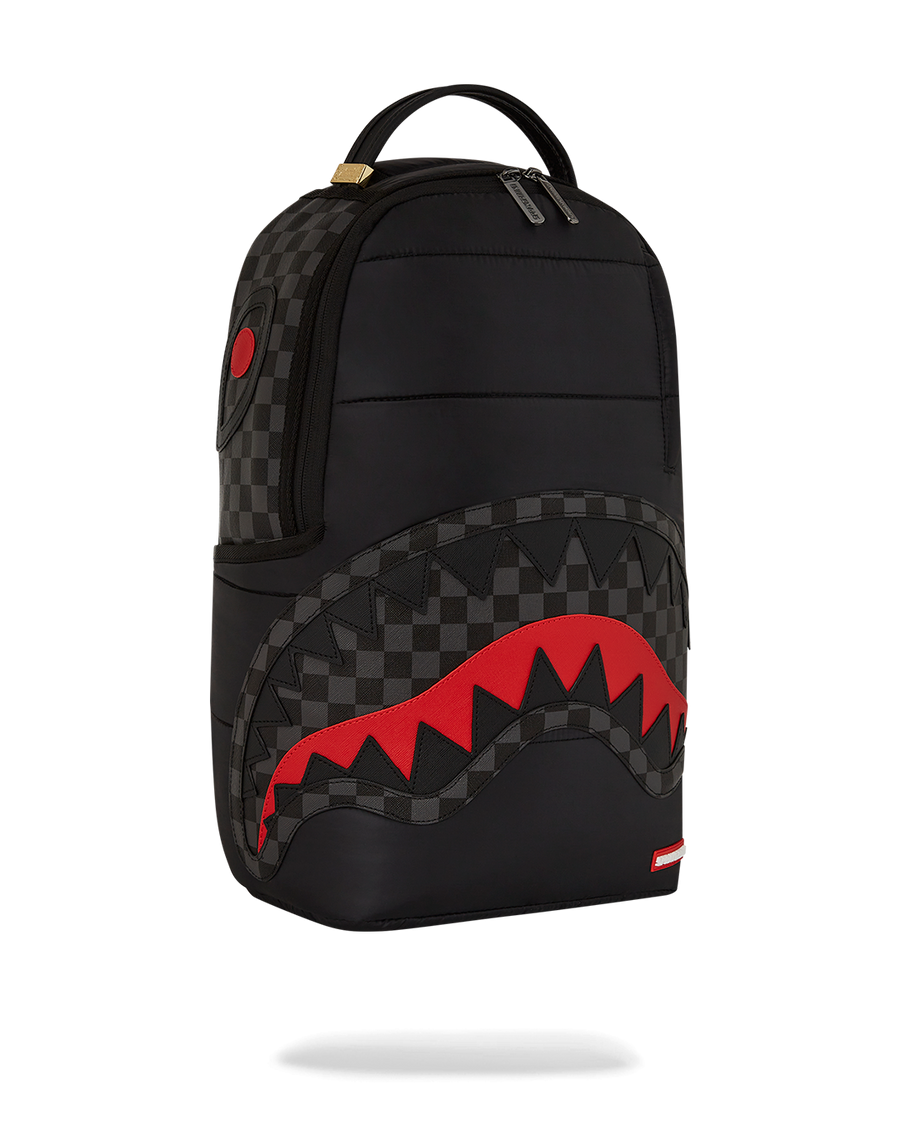 SPRAYGROUND® BACKPACK BLACK PUFFER CHECK DLX BACKPACK