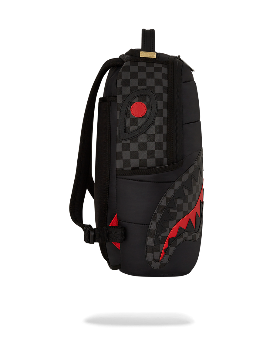 SPRAYGROUND® BACKPACK BLACK PUFFER CHECK DLX BACKPACK