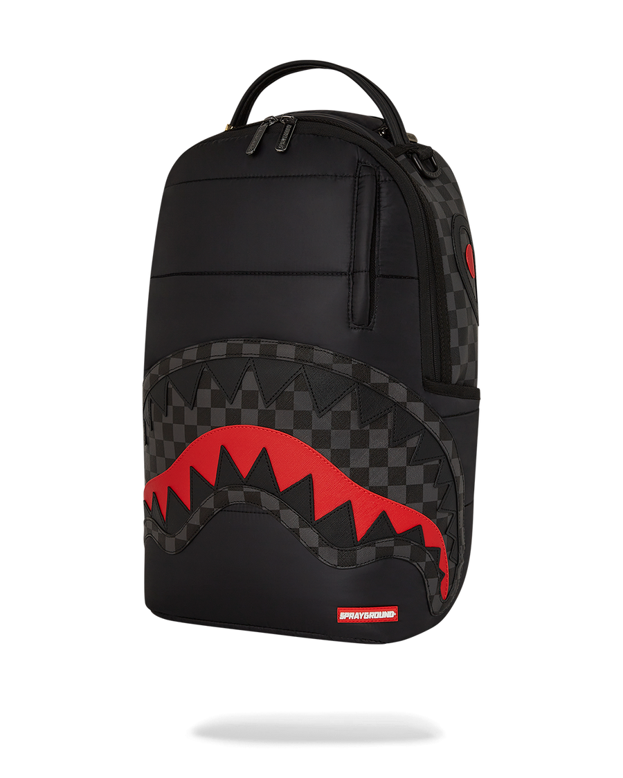 SPRAYGROUND® BACKPACK BLACK PUFFER CHECK DLX BACKPACK