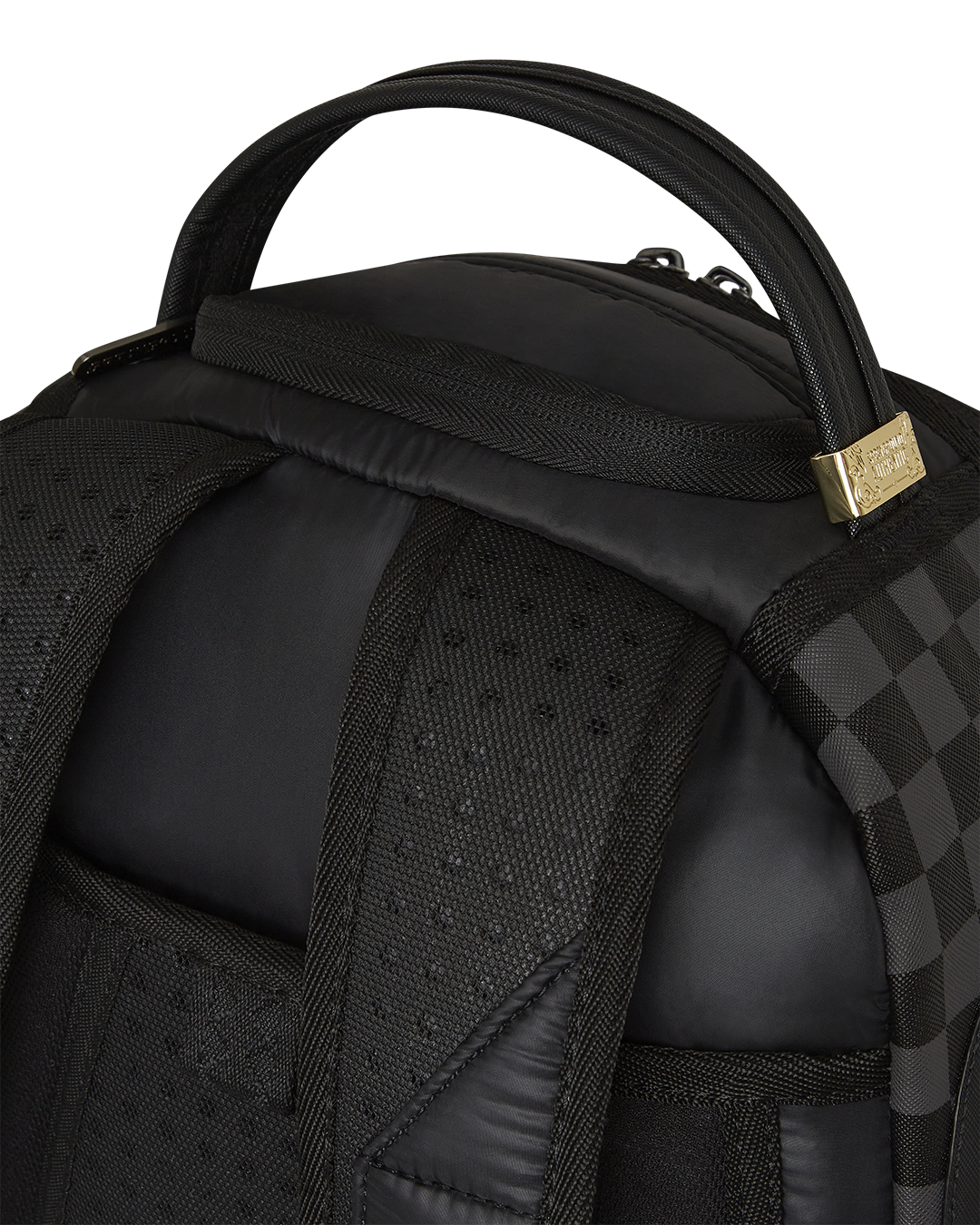 SPRAYGROUND® BACKPACK BLACK PUFFER CHECK DLX BACKPACK