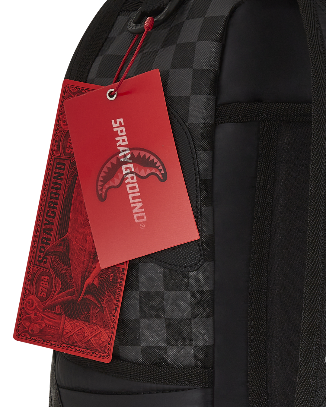 SPRAYGROUND® BACKPACK BLACK PUFFER CHECK DLX BACKPACK