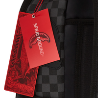 SPRAYGROUND® BACKPACK BLACK PUFFER CHECK DLX BACKPACK