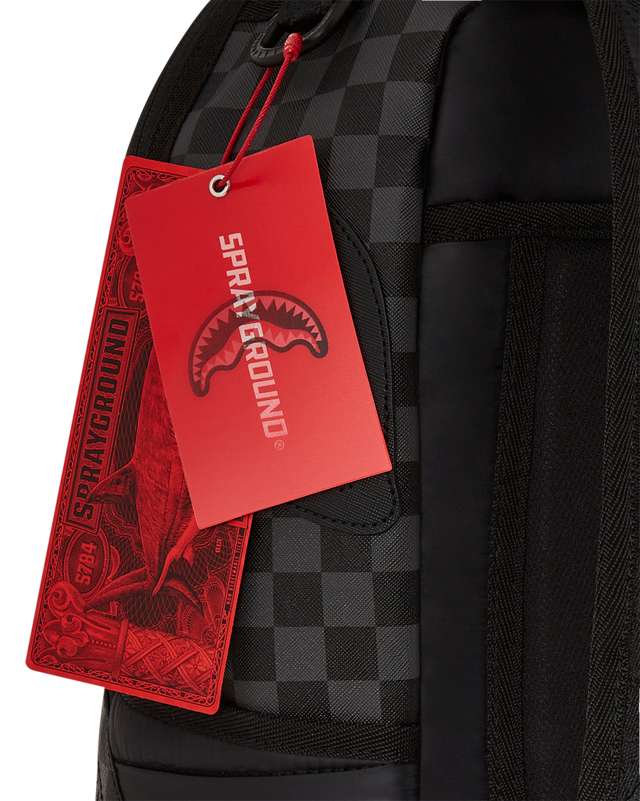 SPRAYGROUND® BACKPACK BLACK PUFFER CHECK DLX BACKPACK