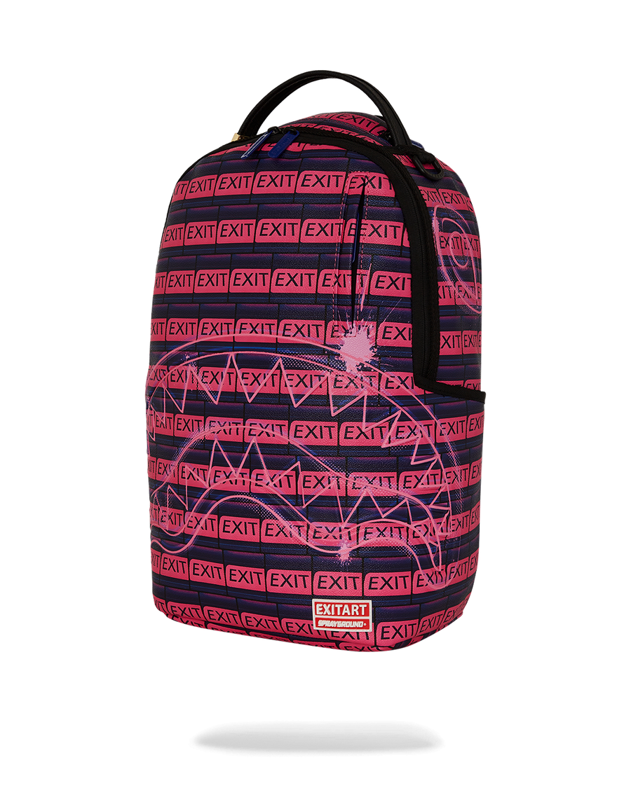 SPRAYGROUND® BACKPACK EXIT PINK STRIPE BACKPACK