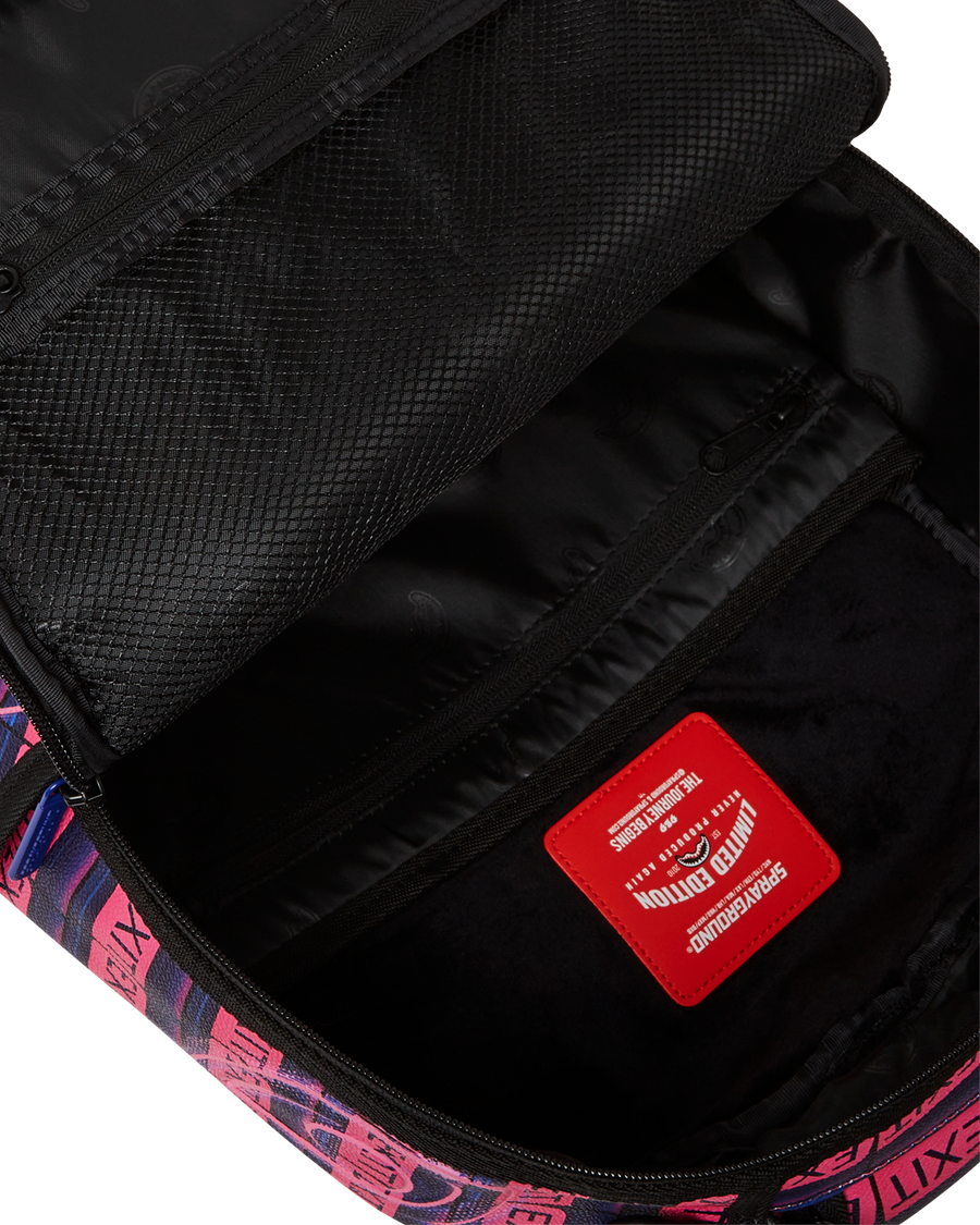 SPRAYGROUND® BACKPACK EXIT PINK STRIPE BACKPACK