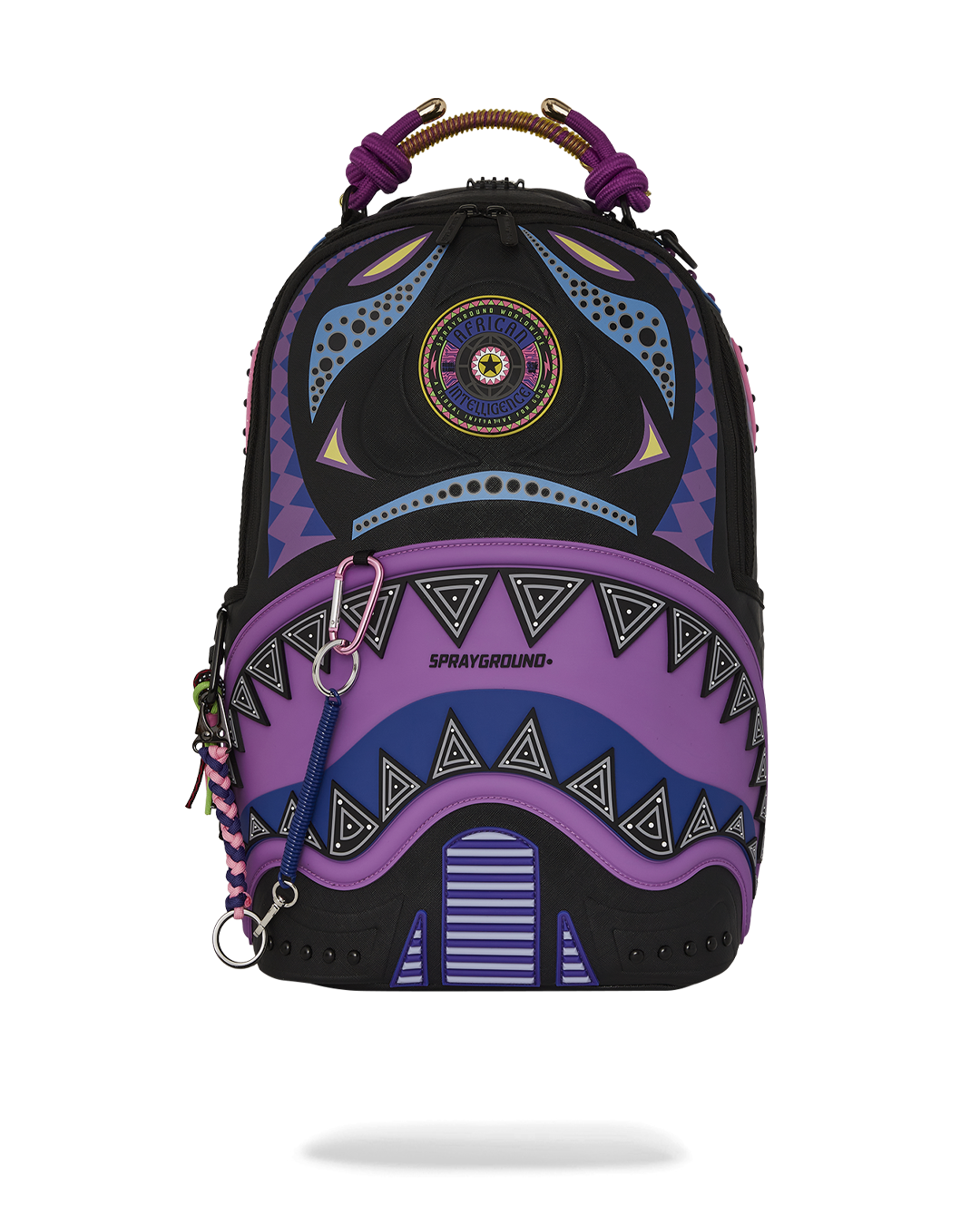 SPRAYGROUND® BACKPACK AFRICAN INTELLIGENCE 12 BROOKLYN & BEYOND BACKPACK - SANDFLOWER COLLAB