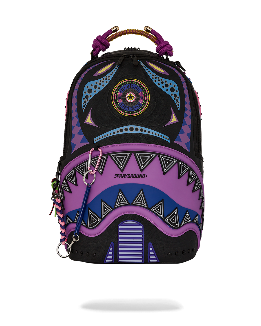 SPRAYGROUND® BACKPACK AFRICAN INTELLIGENCE 12 BROOKLYN & BEYOND BACKPACK - SANDFLOWER COLLAB