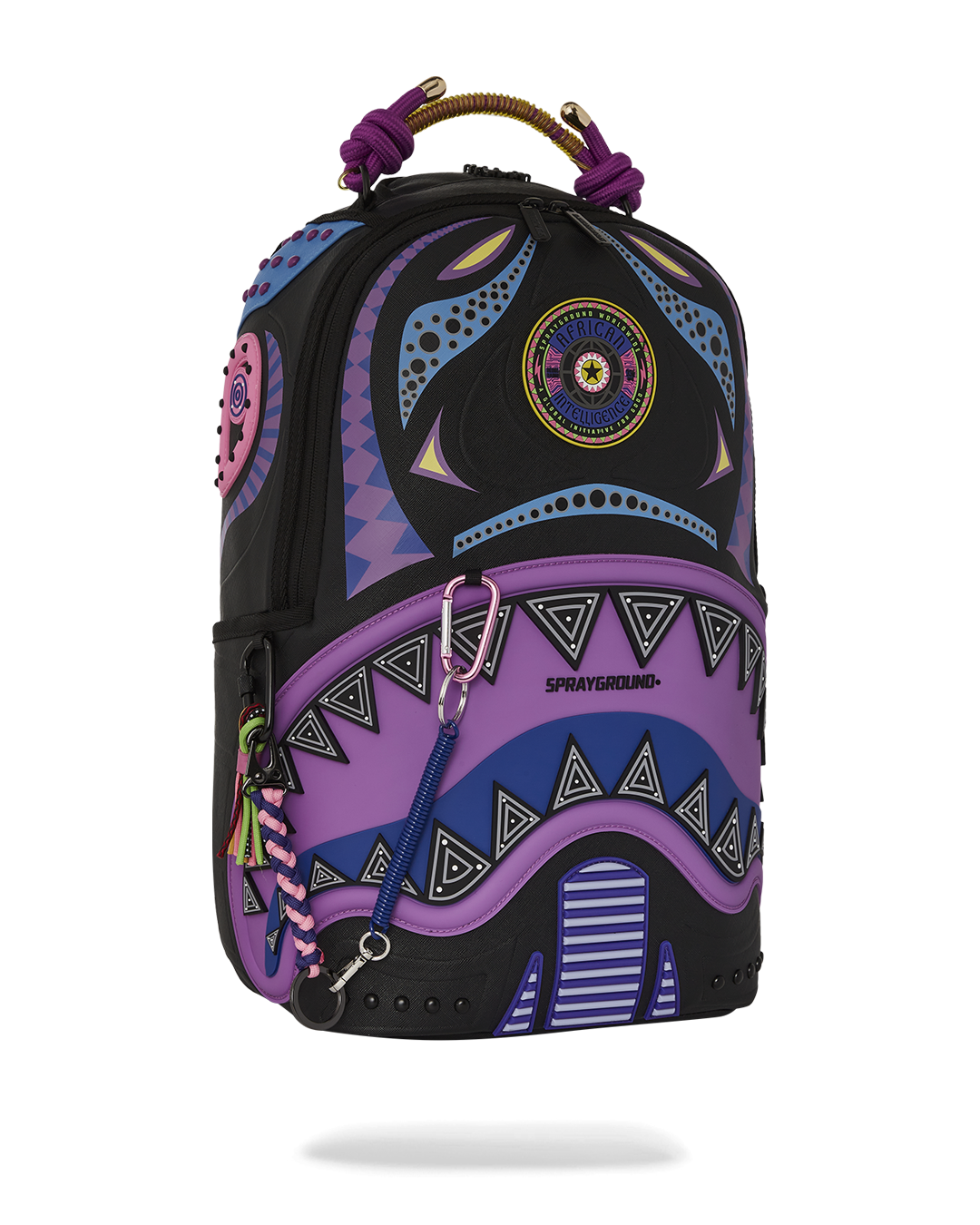 SPRAYGROUND® BACKPACK AFRICAN INTELLIGENCE 12 BROOKLYN & BEYOND BACKPACK - SANDFLOWER COLLAB