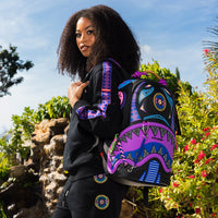 SPRAYGROUND® BACKPACK AFRICAN INTELLIGENCE 12 BROOKLYN & BEYOND BACKPACK - SANDFLOWER COLLAB