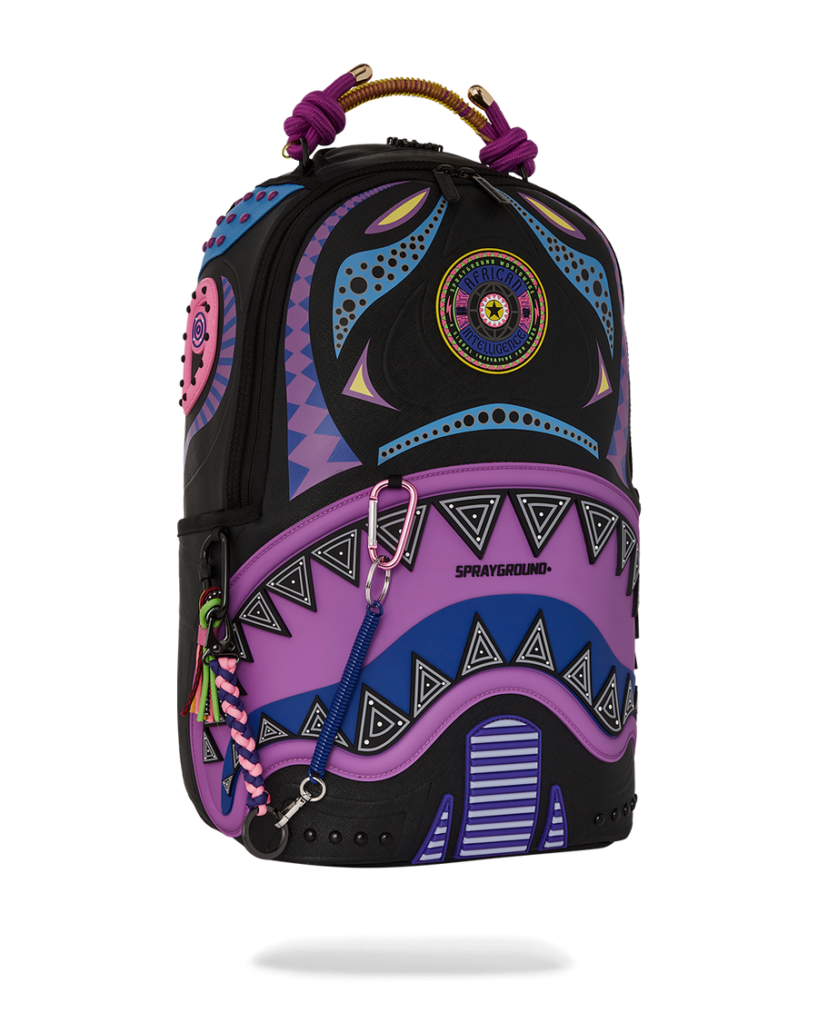 SPRAYGROUND® BACKPACK AFRICAN INTELLIGENCE 12 BROOKLYN & BEYOND BACKPACK - SANDFLOWER COLLAB