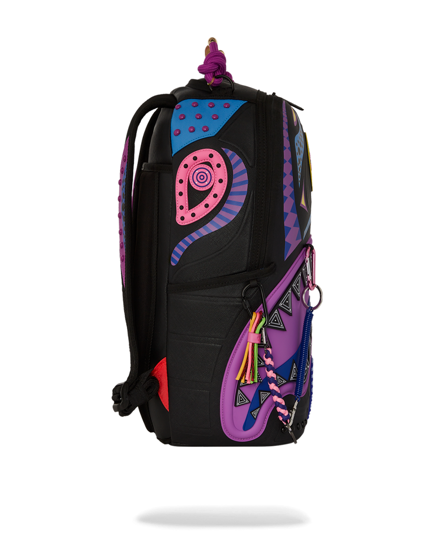 SPRAYGROUND® BACKPACK AFRICAN INTELLIGENCE 12 BROOKLYN & BEYOND BACKPACK - SANDFLOWER COLLAB