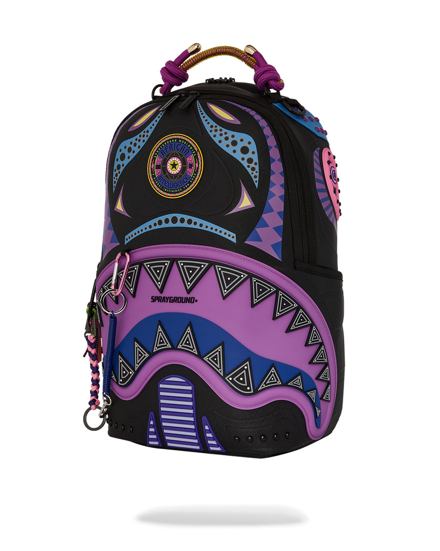 SPRAYGROUND® BACKPACK AFRICAN INTELLIGENCE 12 BROOKLYN & BEYOND BACKPACK - SANDFLOWER COLLAB