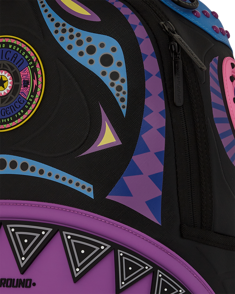 SPRAYGROUND® BACKPACK AFRICAN INTELLIGENCE 12 BROOKLYN & BEYOND BACKPACK - SANDFLOWER COLLAB