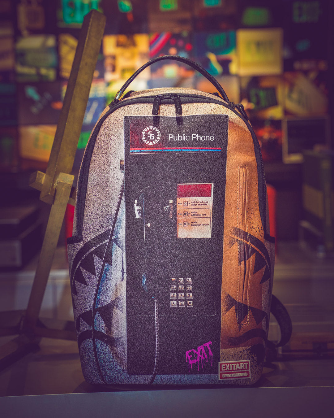 SPRAYGROUND® BACKPACK EXIT PAY PHONE BACKPACK