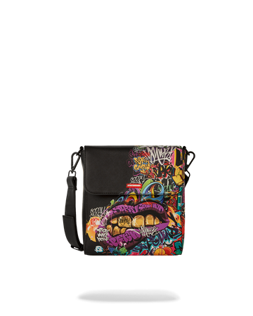 SPRAYGROUND® SLING HALF GRAF LIPSTICK MESSENGER BAG