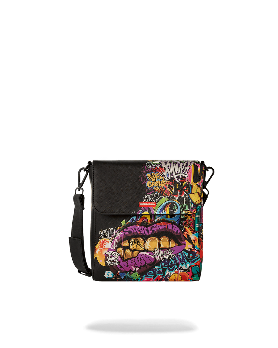 SPRAYGROUND® SLING HALF GRAF LIPSTICK MESSENGER BAG