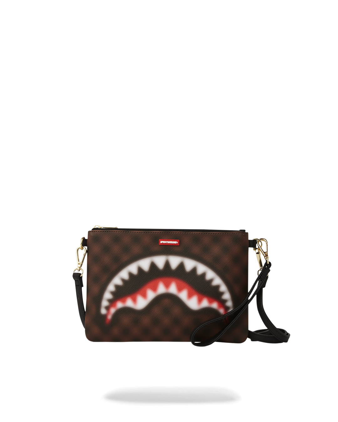 SPRAYGROUND® POUCHETTE SHARKS IN PARIS BLUR CROSSOVER CLUTCH