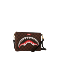 SPRAYGROUND® POUCHETTE SHARKS IN PARIS BLUR CROSSOVER CLUTCH