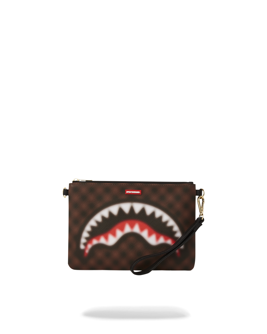 SPRAYGROUND® POUCHETTE SHARKS IN PARIS BLUR CROSSOVER CLUTCH