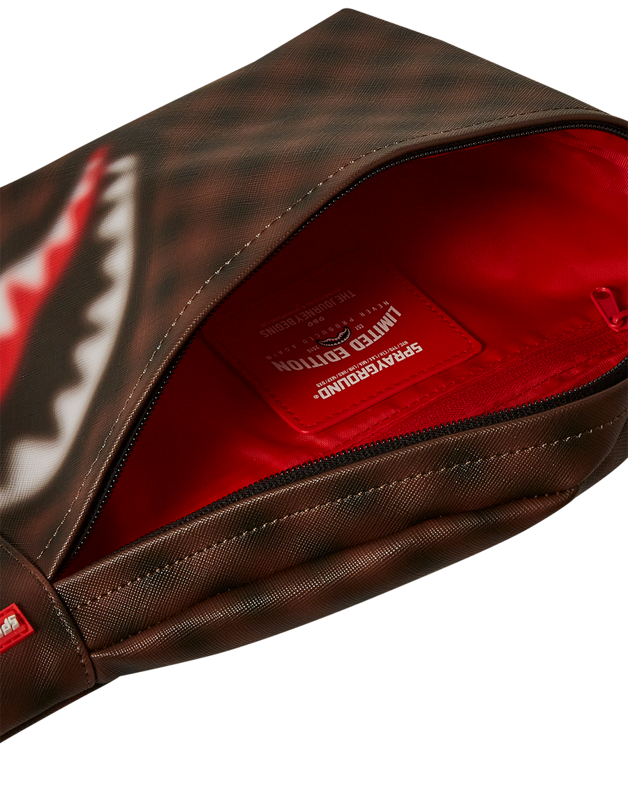 SPRAYGROUND® CROSSBODY SHARKS IN PARIS BLUR SAVVY CROSSBODY