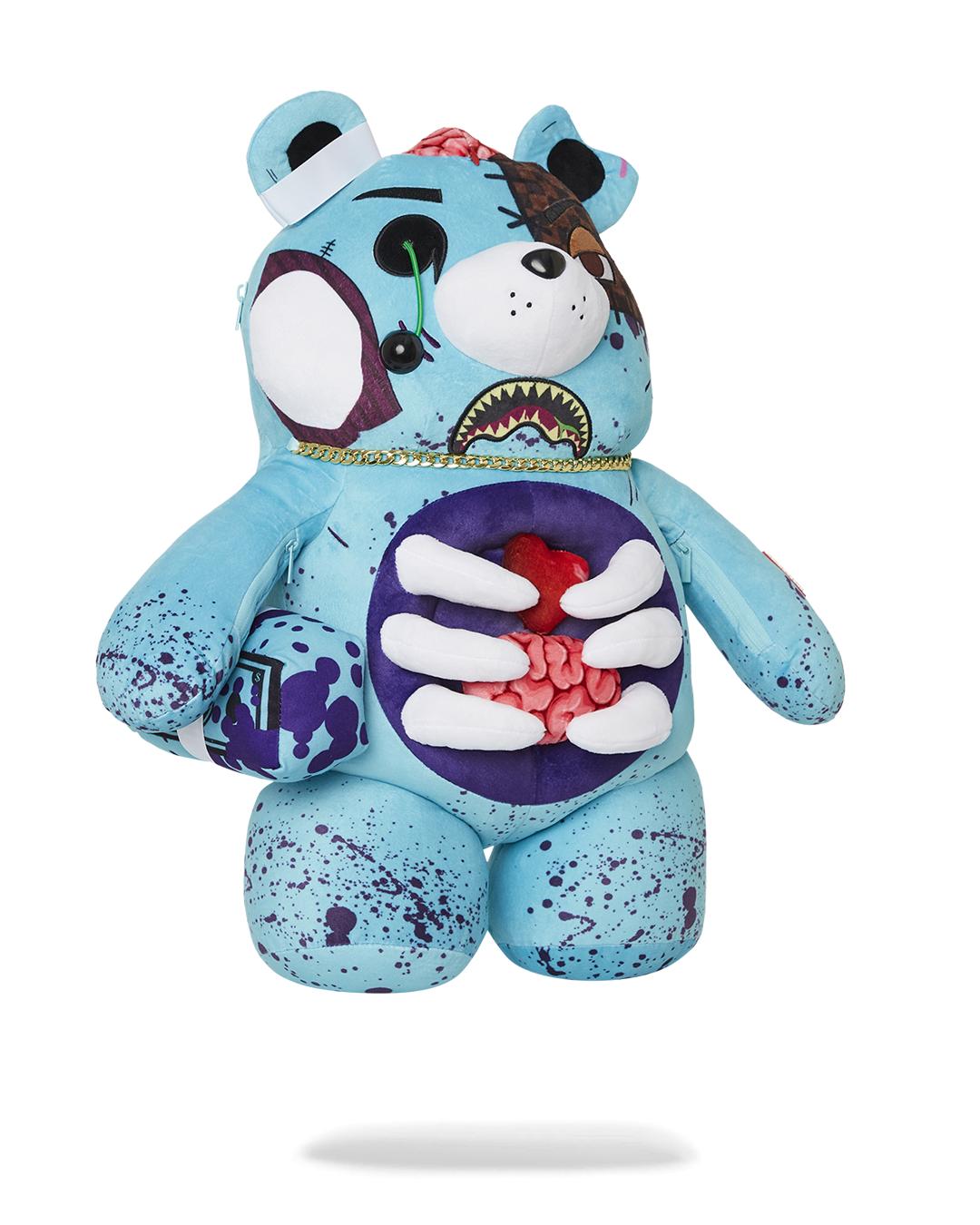 SPRAYGROUND® BACKPACK ZOMBIE BEAR PLUSH BEAR BACKPACK