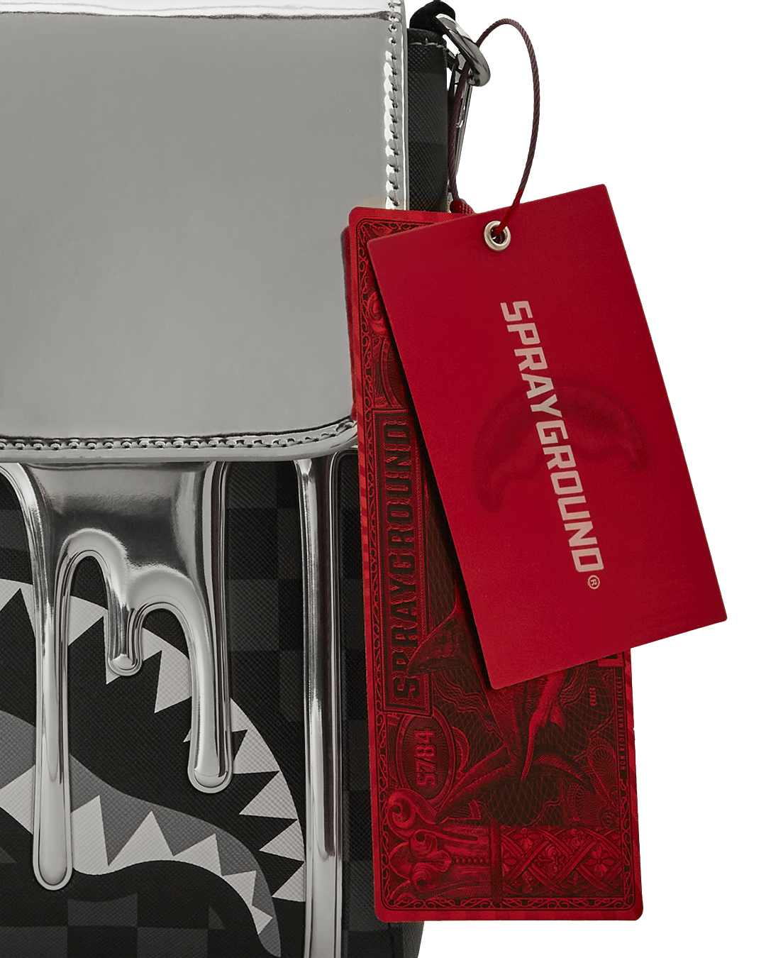 SPRAYGROUND® SLING METALLIC DRIPS MESSENGER BAG