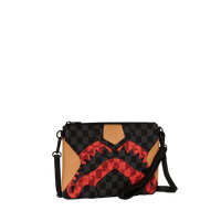 SPRAYGROUND® POUCHETTE EVIL TRIPLE DECKER CROSSOVER CLUTCH