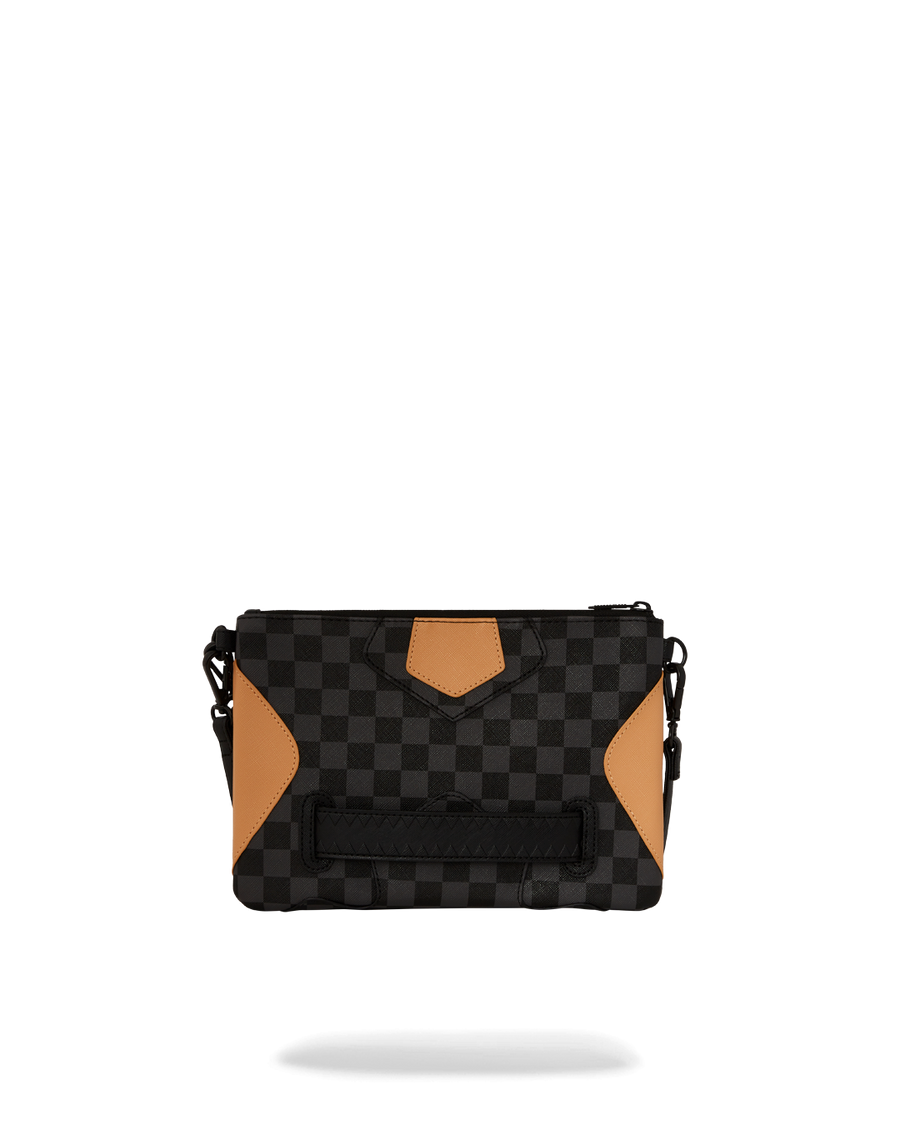 SPRAYGROUND® POUCHETTE EVIL TRIPLE DECKER CROSSOVER CLUTCH