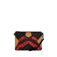 SPRAYGROUND® POUCHETTE EVIL TRIPLE DECKER CROSSOVER CLUTCH