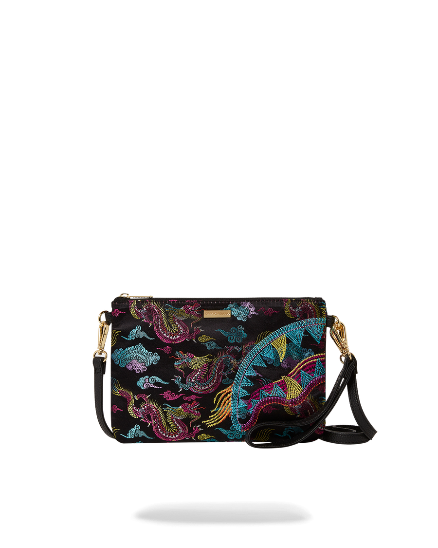 SPRAYGROUND® POUCHETTE EMBROIDERED DRAGONS POUCHETTE