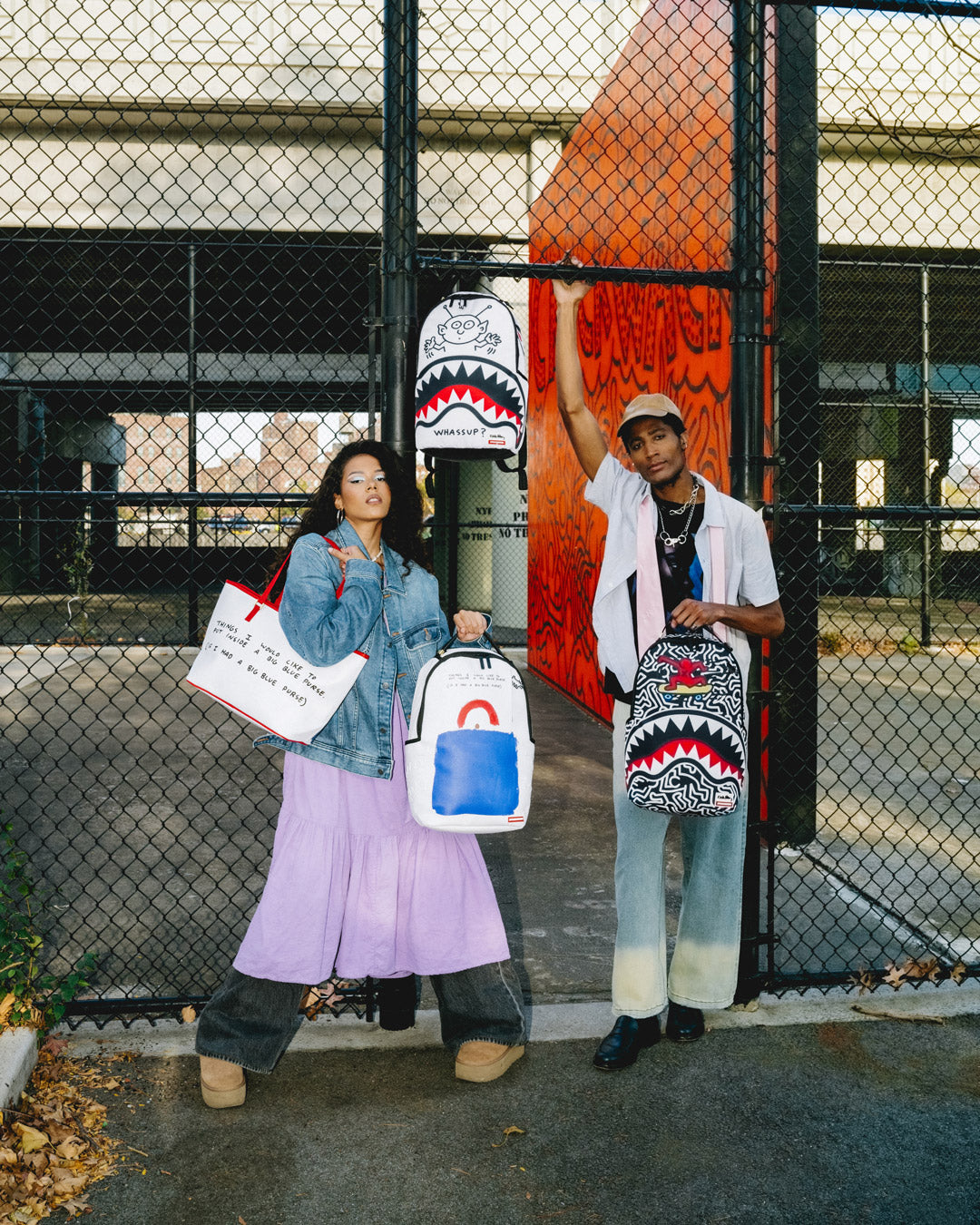 SPRAYGROUND® BACKPACK KEITH HARING WASSUP ALIEN DLX BACKPACK