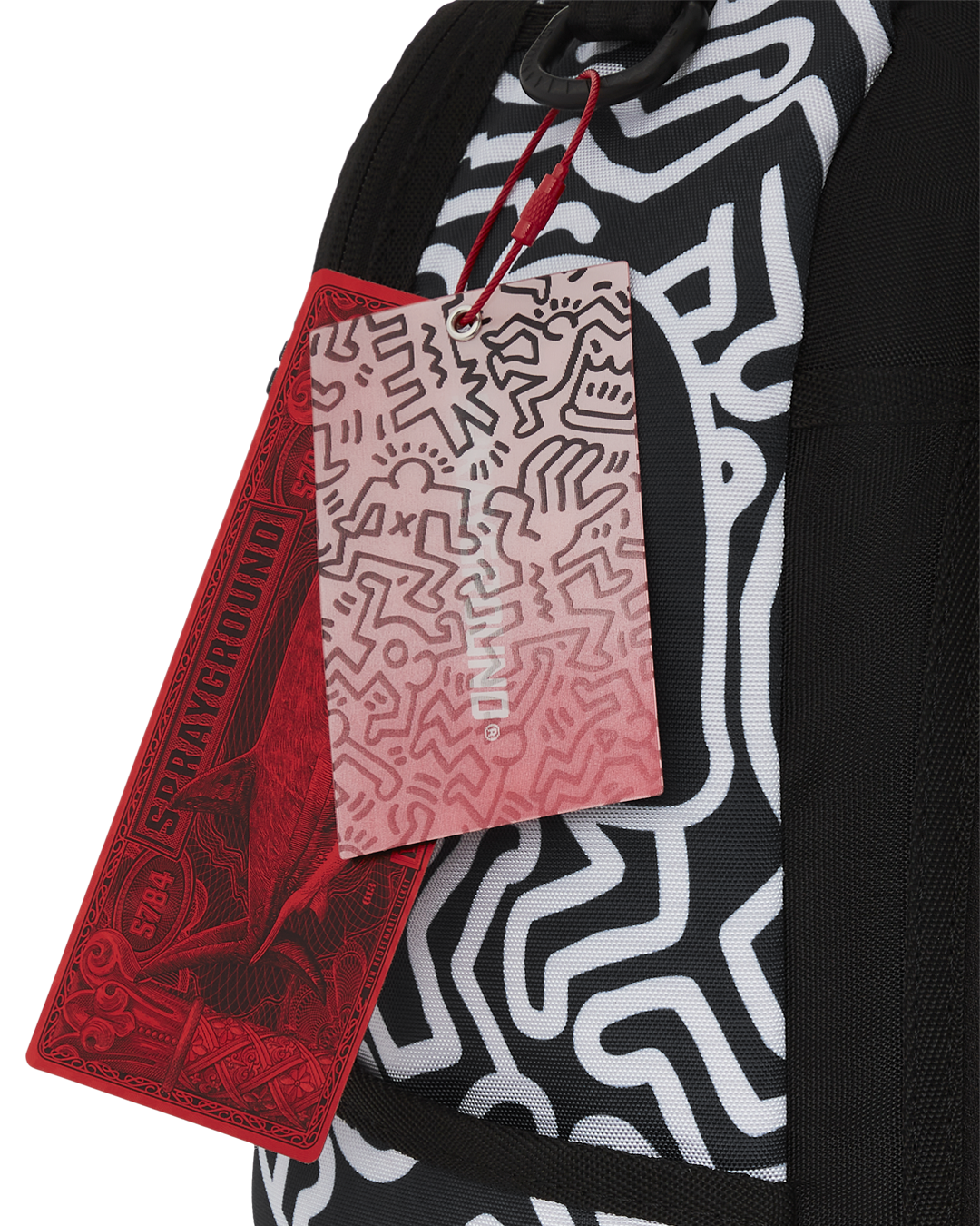 SPRAYGROUND® BACKPACK KEITH HARING SKATER GUY DLXSR BACKPACK