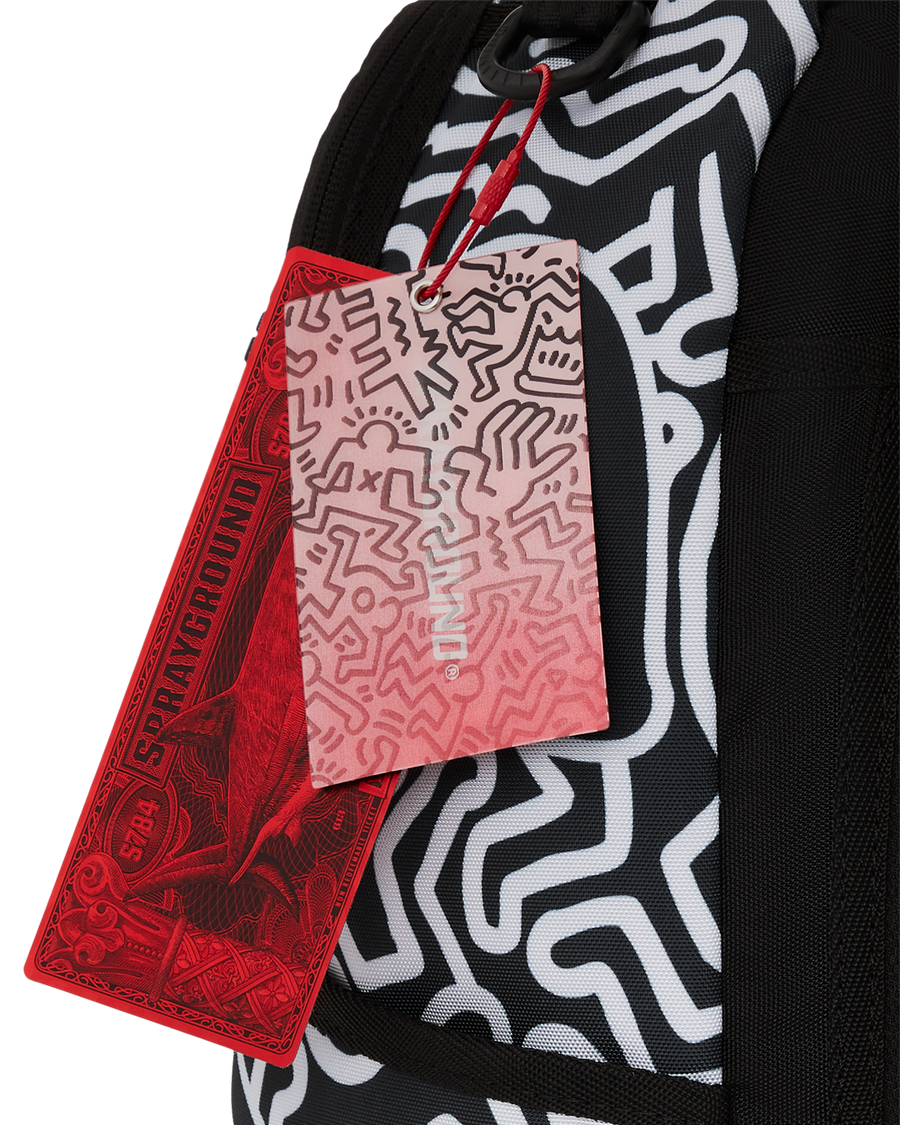 SPRAYGROUND® BACKPACK KEITH HARING SKATER GUY DLXSR BACKPACK