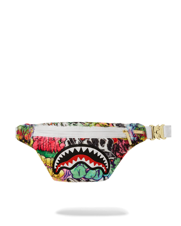 SPRAYGROUND® CROSSBODY GRAFFITI FAUX FUR SAVVY CROSSBODY