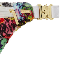 SPRAYGROUND® CROSSBODY GRAFFITI FAUX FUR SAVVY CROSSBODY