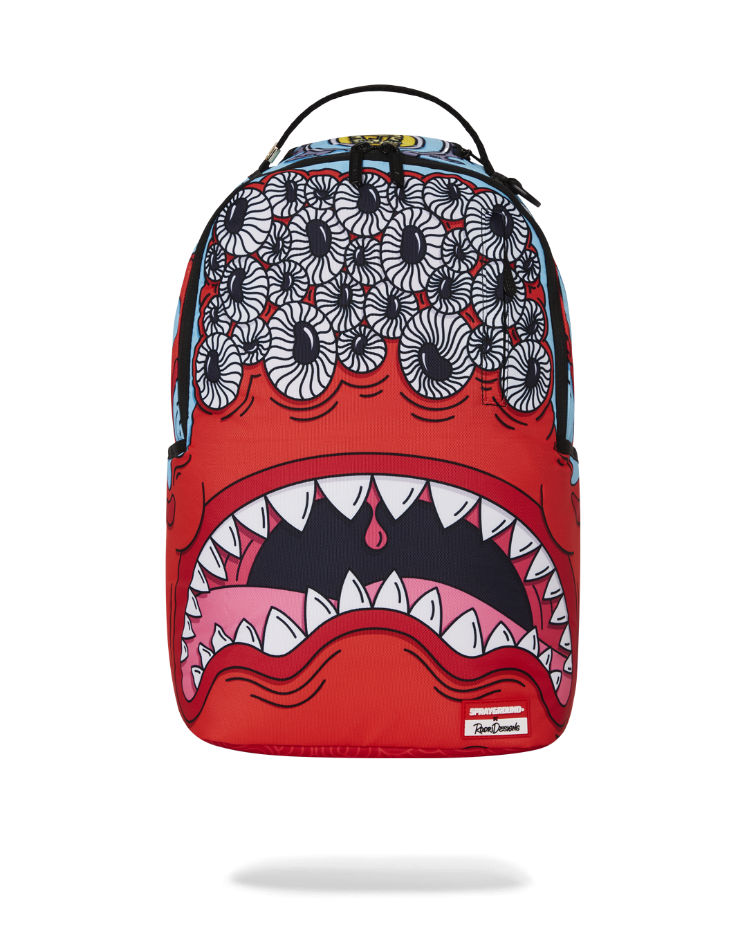 SPRAYGROUND® BACKPACK JORGE RODRIGUEZ EYEZ RED MONSTER BACKPACK