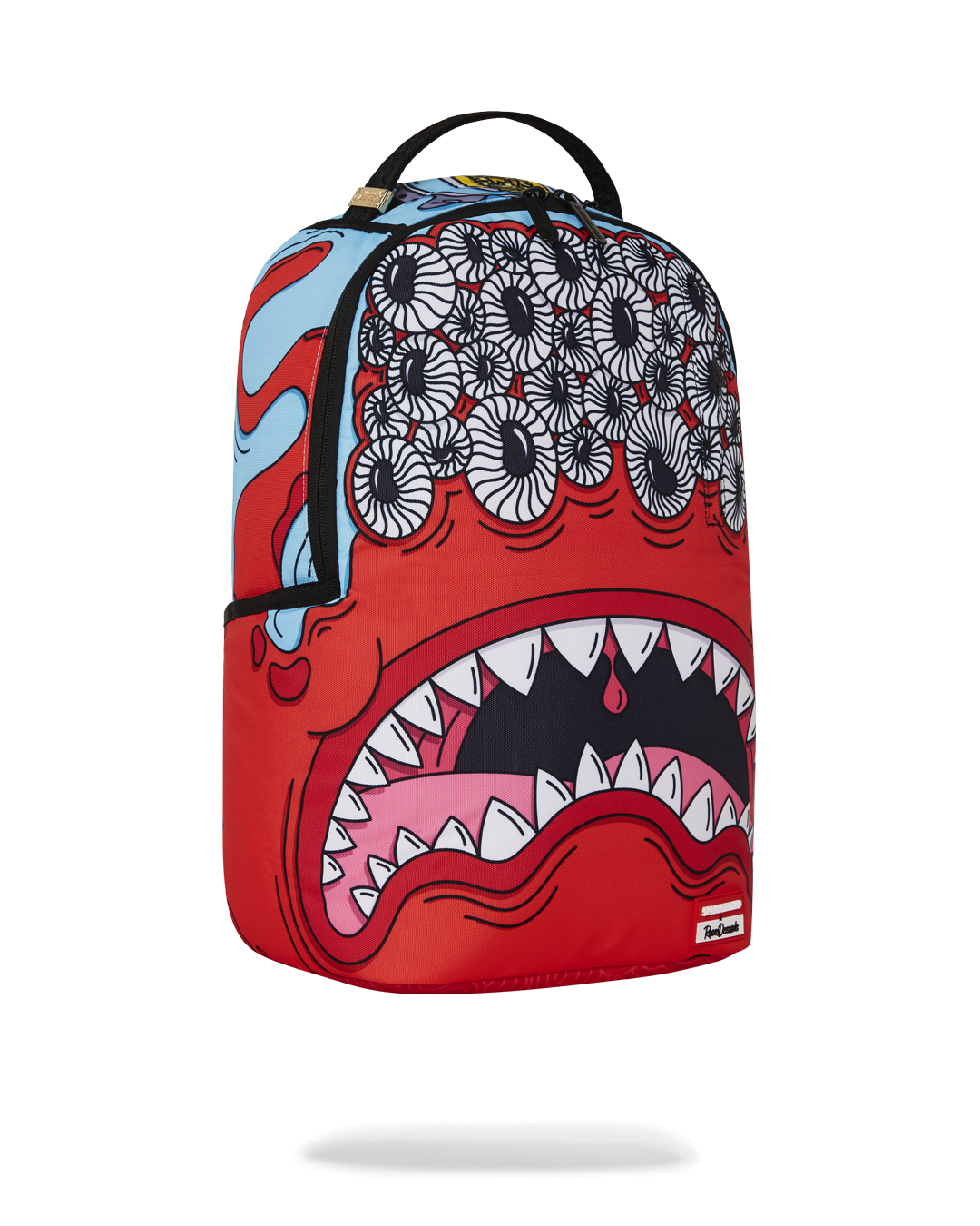 SPRAYGROUND® BACKPACK JORGE RODRIGUEZ EYEZ RED MONSTER BACKPACK