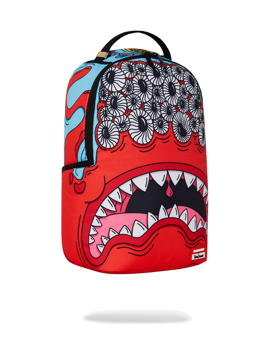 SPRAYGROUND® BACKPACK JORGE RODRIGUEZ EYEZ RED MONSTER BACKPACK