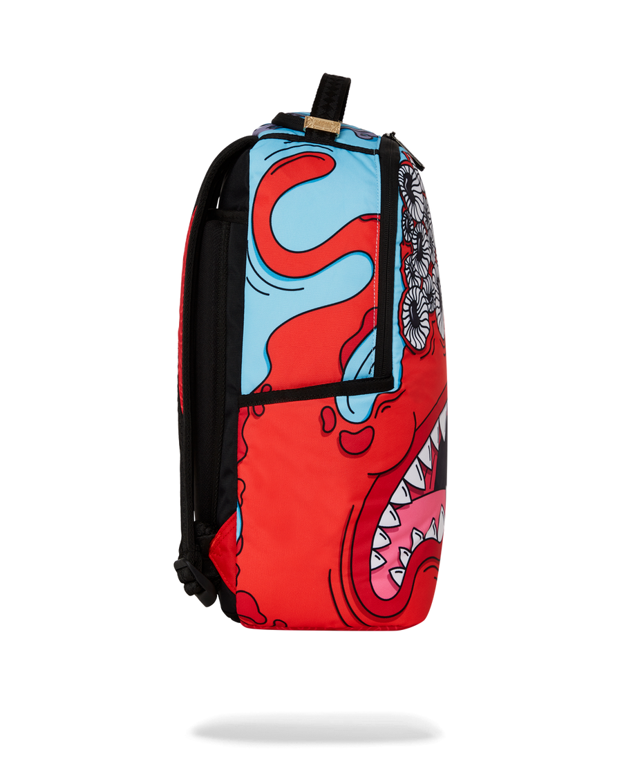 SPRAYGROUND® BACKPACK JORGE RODRIGUEZ EYEZ RED MONSTER BACKPACK