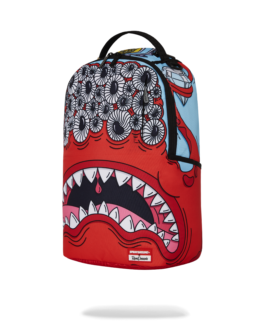 SPRAYGROUND® BACKPACK JORGE RODRIGUEZ EYEZ RED MONSTER BACKPACK