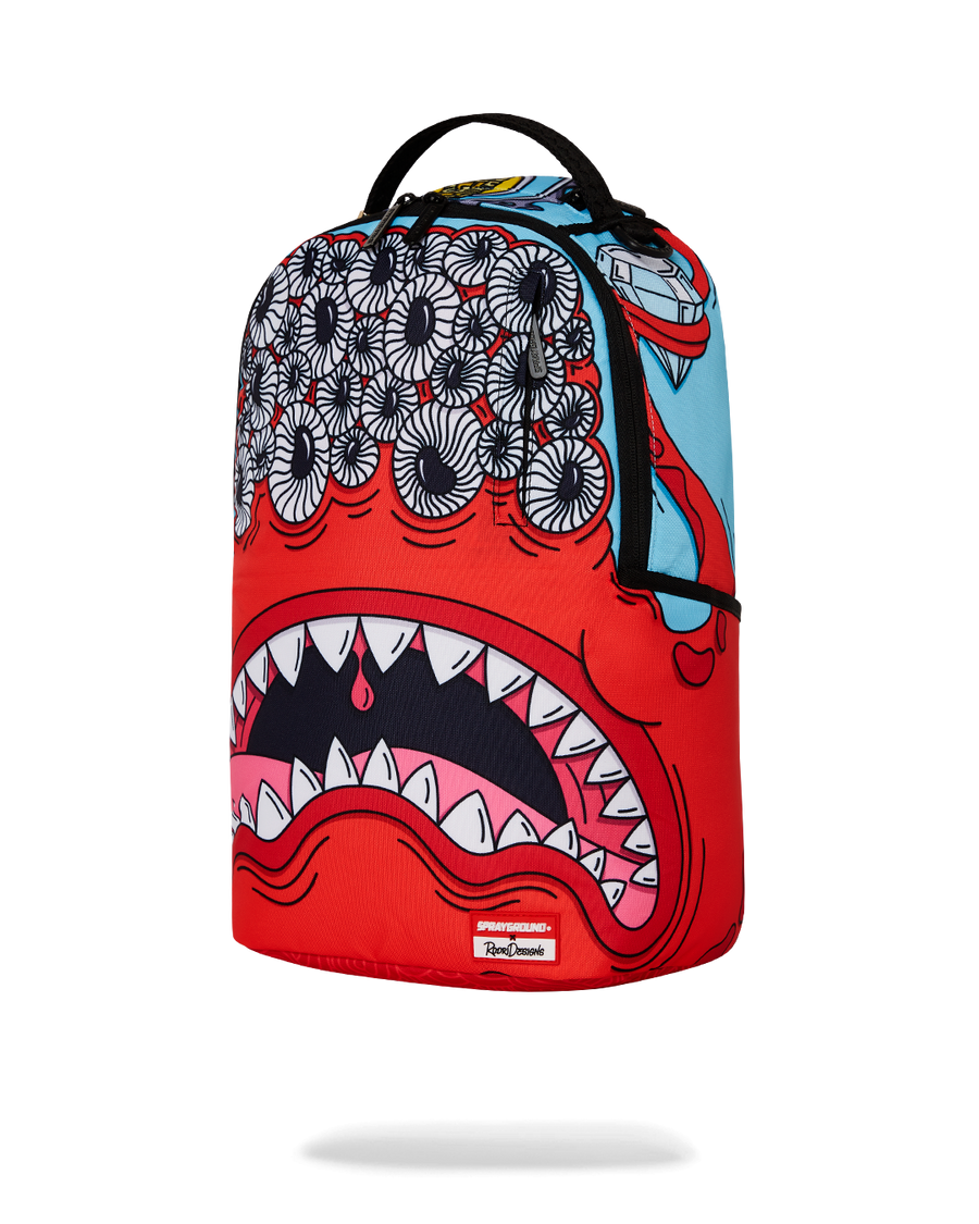 SPRAYGROUND® BACKPACK JORGE RODRIGUEZ EYEZ RED MONSTER BACKPACK