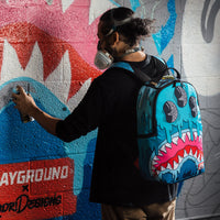 SPRAYGROUND® BACKPACK JORGE RODRIGUEZ BLUE DRIPZ BACKPACK